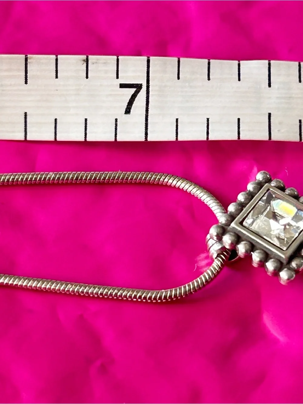 Brighton Twinkle Square Petite Necklace w/Crystal